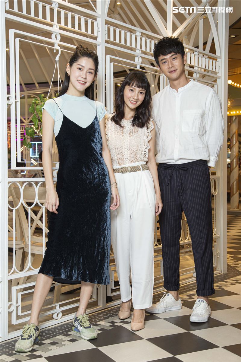 《致親愛的孤獨者》主演劉冠廷、張寗、李聿安接受三立新聞網專訪。（圖／記者林士傑攝影）