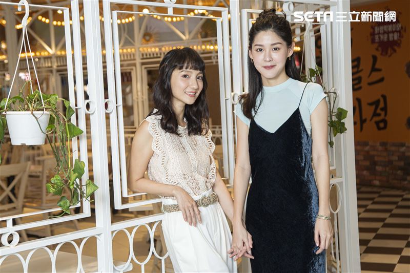 《致親愛的孤獨者》主演張寗、李聿安接受三立新聞網專訪。（圖／記者林士傑攝影）