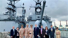 AIT參訪軍事基地　罕見公開行程（圖／翻攝自美國在台協會 AIT臉書）