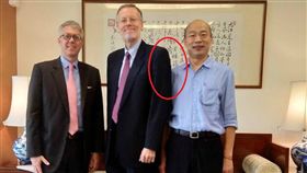  美國在台協會（AIT）處長酈英傑與高雄市長韓國瑜會面（圖／翻攝自AIT臉書）