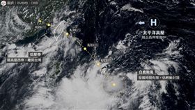 白鹿路徑預估（圖／翻攝自台灣颱風論壇｜天氣特急）