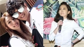 謝忻在偷忻案後首次面對媒體。（圖／記者林士傑攝影、臉書）