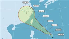 週六直撲台灣！白鹿估從花蓮登陸　氣象局週五將發海警（圖／中央氣象局）