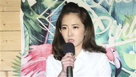 謝忻在偷忻案後首次面對媒體。（圖／記者林士傑攝影）