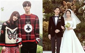 宋慧喬、宋仲基　具惠善、安宰賢　合成圖／翻攝IG、韓網