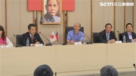 日本自由民主黨青年局長佐佐木紀眾議員，今（22）日上午率該黨所屬國會及地方議員與青年約90人到高雄拜會高雄市長韓國瑜。