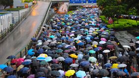 香港,反送中,抗議群眾,中國.暴徒,軟實力,失敗(圖/資料照片)中央社
