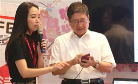 新竹縣,楊文科,智慧停車,手機,停車位(圖/中央社)