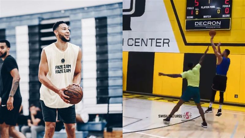 NBA／超進化？西蒙斯後撤步噴三分