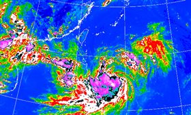 白鹿颱風（圖／翻攝自中央氣象局）