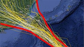 颱風,白鹿,路徑（圖／翻攝自賈新興臉書）