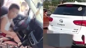 找爸媽,開車,事故,休旅(翻攝自微博)
