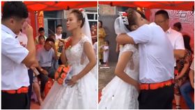 娶不到老婆…他淚娶超正妹妹(圖/翻攝自微博)
