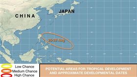 第12號颱風「楊柳」將生成？ 美專家預測發展時機點…(圖/Jason Nicholls推特)