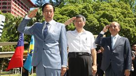 郭台銘、柯文哲、王金平。北市府提供