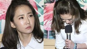  謝忻在偷忻案後首次面對媒體。（圖／記者林士傑攝影）