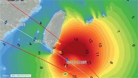 周六放颱風假？一張圖曝7縣市風力達標（圖／翻攝自國家災害防救科技中心）