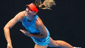 ▲莎拉波娃在相隔3年後再度打進澳網女單16強。（圖／翻攝自澳網Twitter）