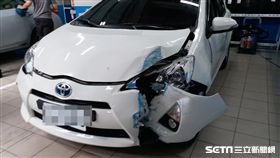 車廠,保養,撞爛,板金,車燈(爆料公社)