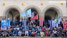 軍公教年改聲請釋憲案，司法院外反年改團體相當關心結果。（圖／記者楊佩琪攝）