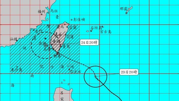 白鹿加速衝台　氣象局陸警擴大納彰化