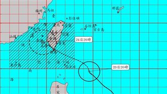 白鹿加速衝台　氣象局陸警擴大納彰化