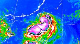 白鹿颱風
圖翻攝自中央氣象局