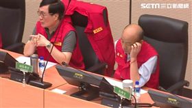 韓國瑜0824防颱應變中心