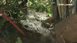 白鹿肆虐！土石流沖破倉庫淹及天花板