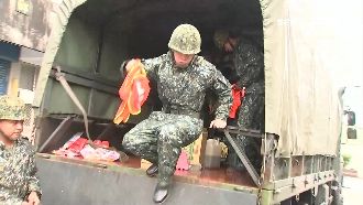 開學日前颱風掃！池上出動國軍幫復原