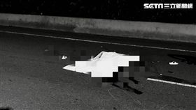 新北,萬里,車禍,輾過,爆頭,腦漿（圖，經變色處理／翻攝畫面）