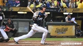 桃猿陳晨威。（圖／記者王怡翔攝影）