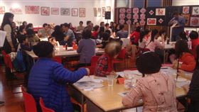 巴西,外文化教師,巡迴教學,水墨畫,王士樵(圖/聖保羅文教服務中心提供)中央社