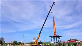 宜蘭縣,頭城,搶孤,飯棧,吹倒(圖/頭城鎮中元祭典協會提供)中央社