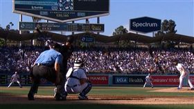 ▲法官賈吉從柯蕭手中打全壘打。（圖／取自美國職棒官網）