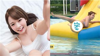 女星穿小褲褲開腿狂走光！草莓P不完