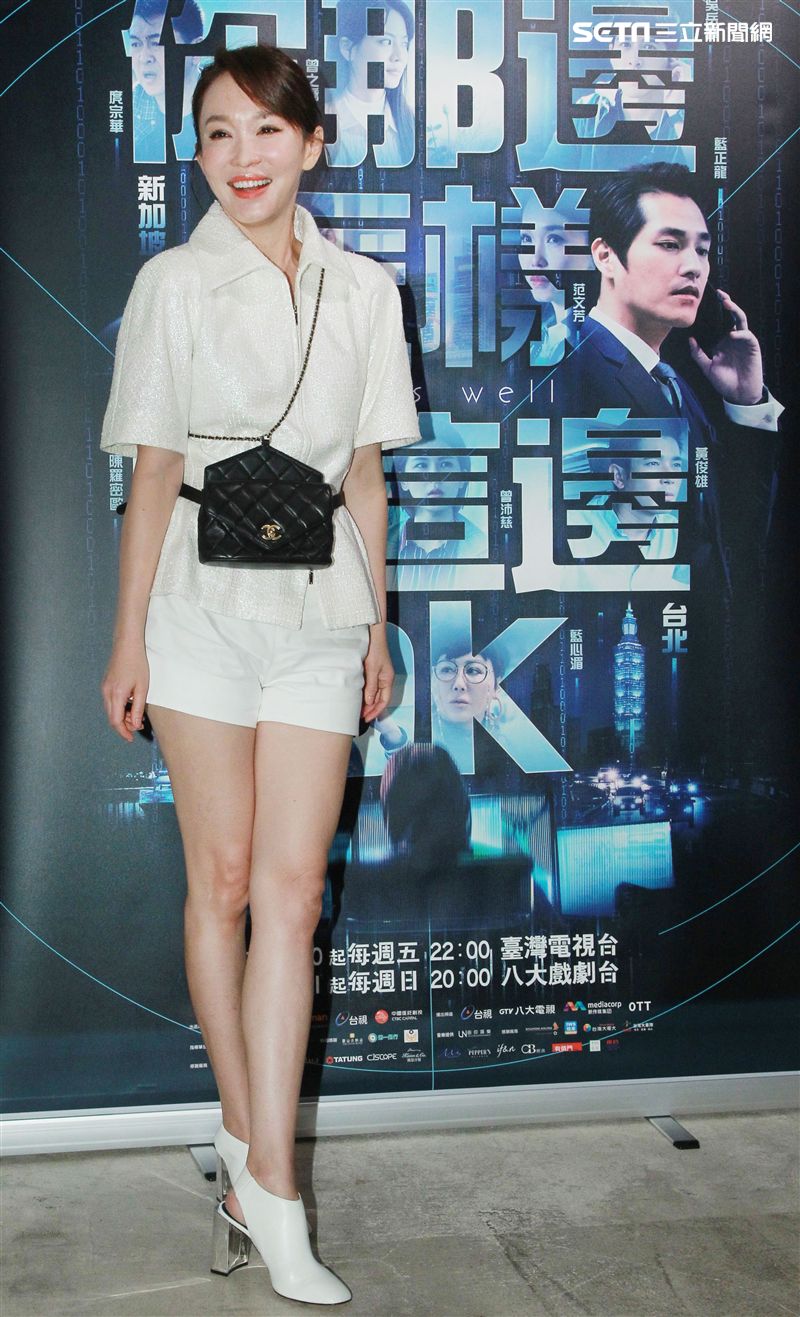 新加坡演員范文芳再次來台演戲。（記者邱榮吉/攝影）