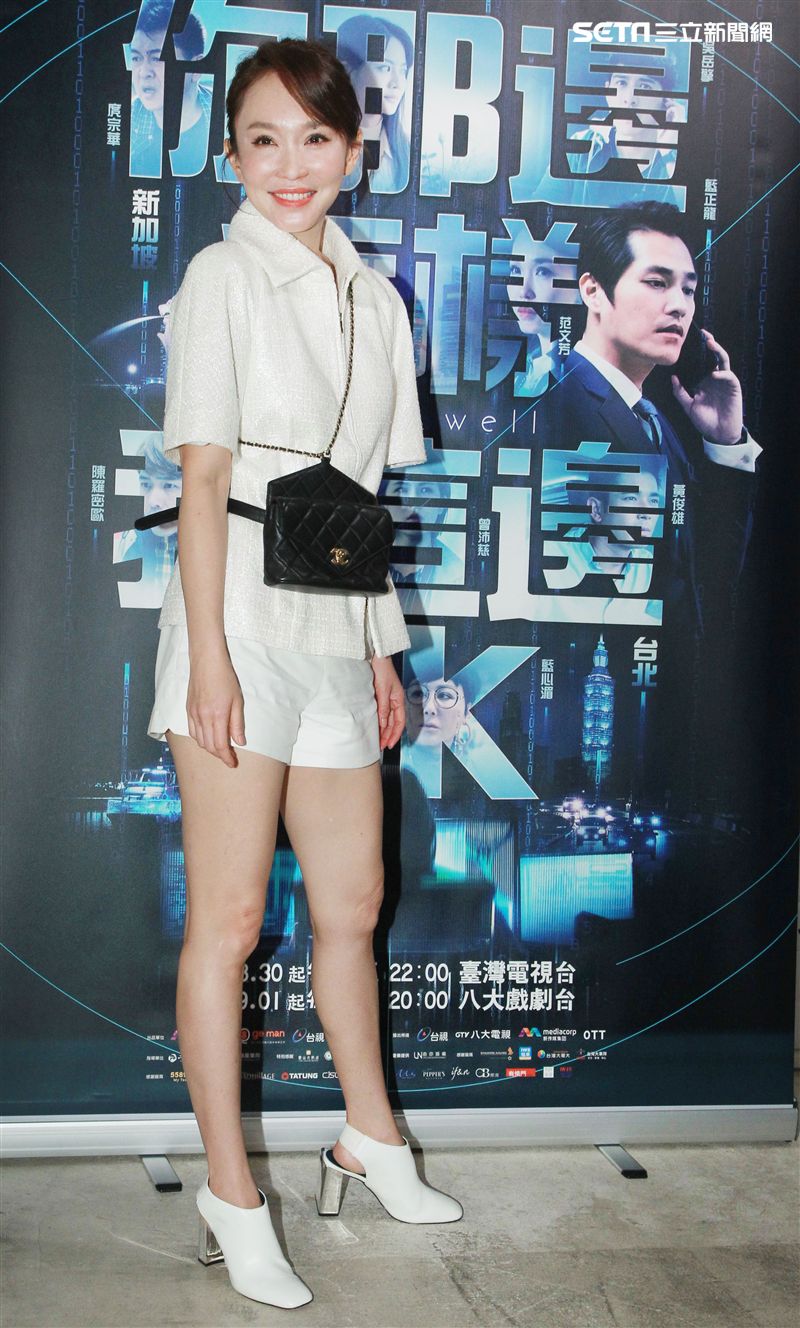 新加坡演員范文芳再次來台演戲。（記者邱榮吉/攝影）