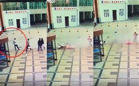 中國大陸,癌末女病患墜樓砸中男子（圖／翻攝自沸點視頻）
