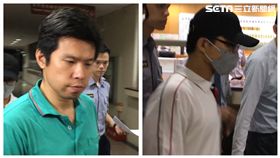 私菸案，國安局少校吳宗憲(左)、張恒嘉，分別被以100萬元交保。（圖／記者楊佩琪攝）