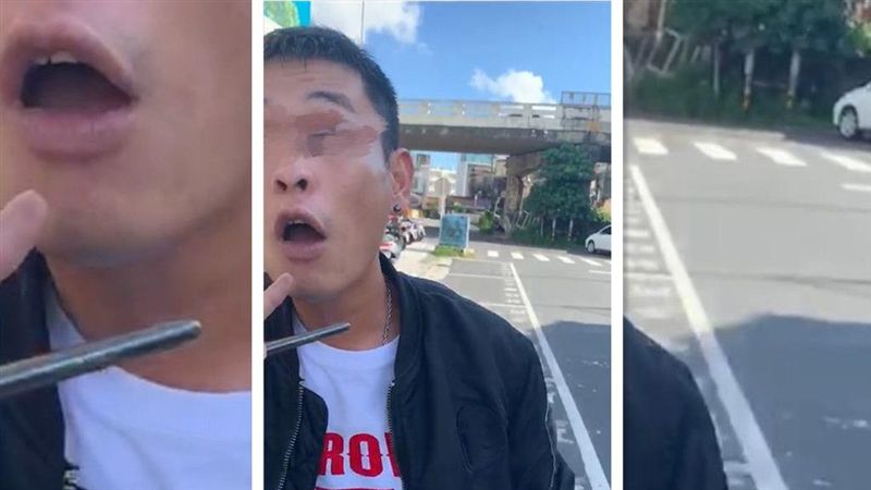 東區哥好嗆！路邊踹車罵老父網圍剿