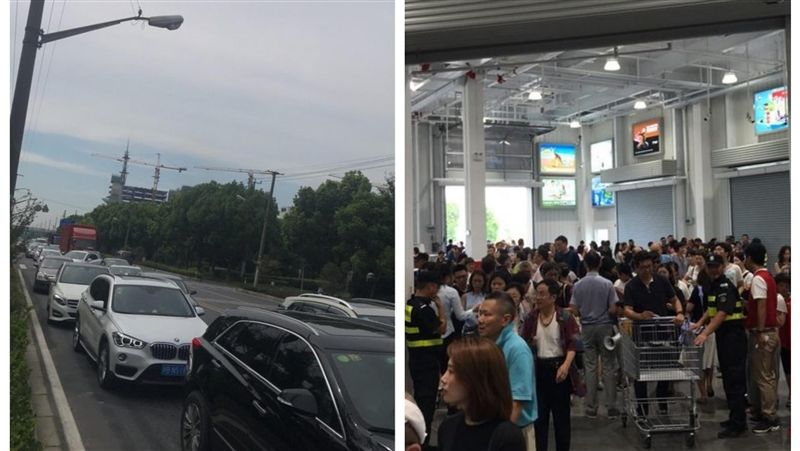 大媽搶奶粉　上海好市多開幕盛況直擊