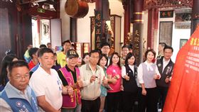 台南市,立委參選人,城隍廟,聯署,反賄選(圖/中央社)