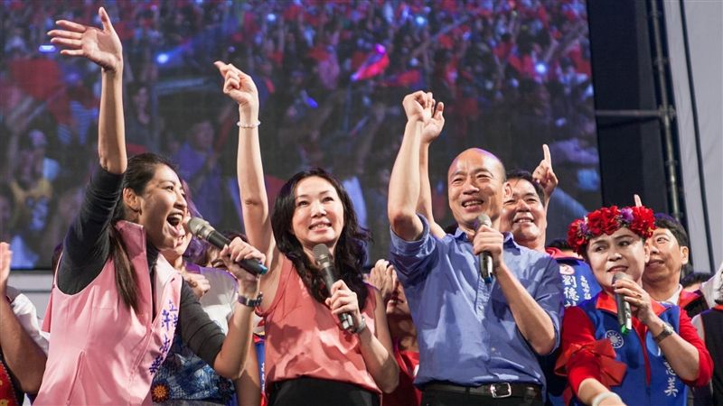 韓氏虛擬經濟…讓國民黨股價無量下跌