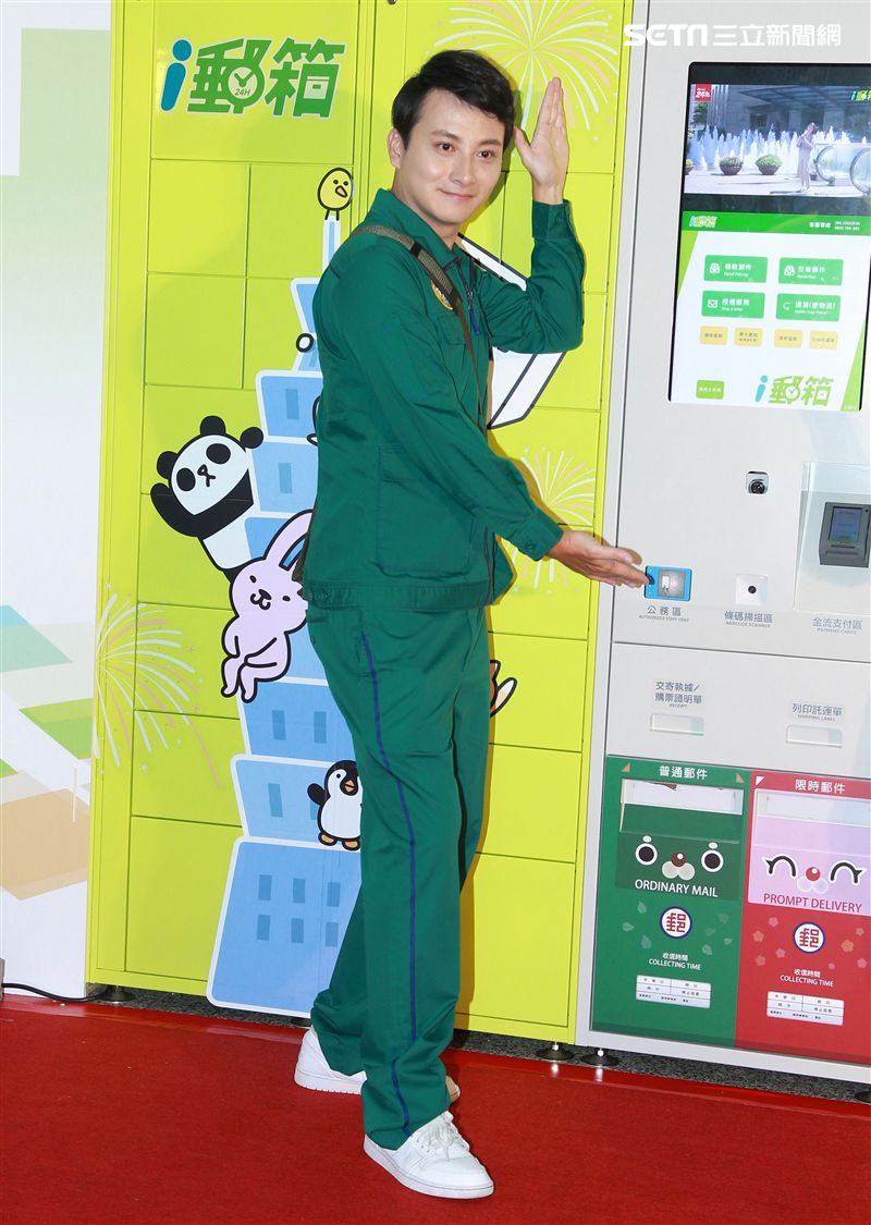 孟澔、網紅蓓蓓一起出席郵箱活動推廣大使。（記者邱榮吉/攝影）