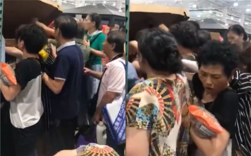 上海大媽好市多瘋搶烤雞！店員崩潰了