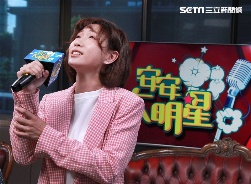 孔晨羽安安大明星。（記者邱榮吉/攝影）
