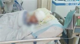 被偷摸屁股！飯店OL動脈瘤破裂　罵完「下一秒」昏迷撞地（圖／翻攝自梨視頻微博）