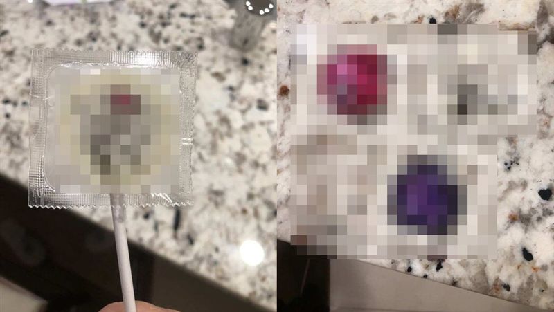 棒棒糖不能吃？媽一看是「套套」崩潰
