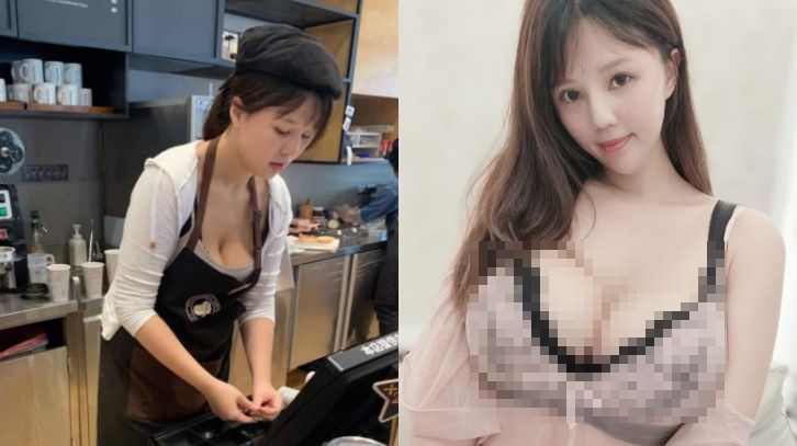 奶香爆！女店員K乳掉出　網瘋求店址